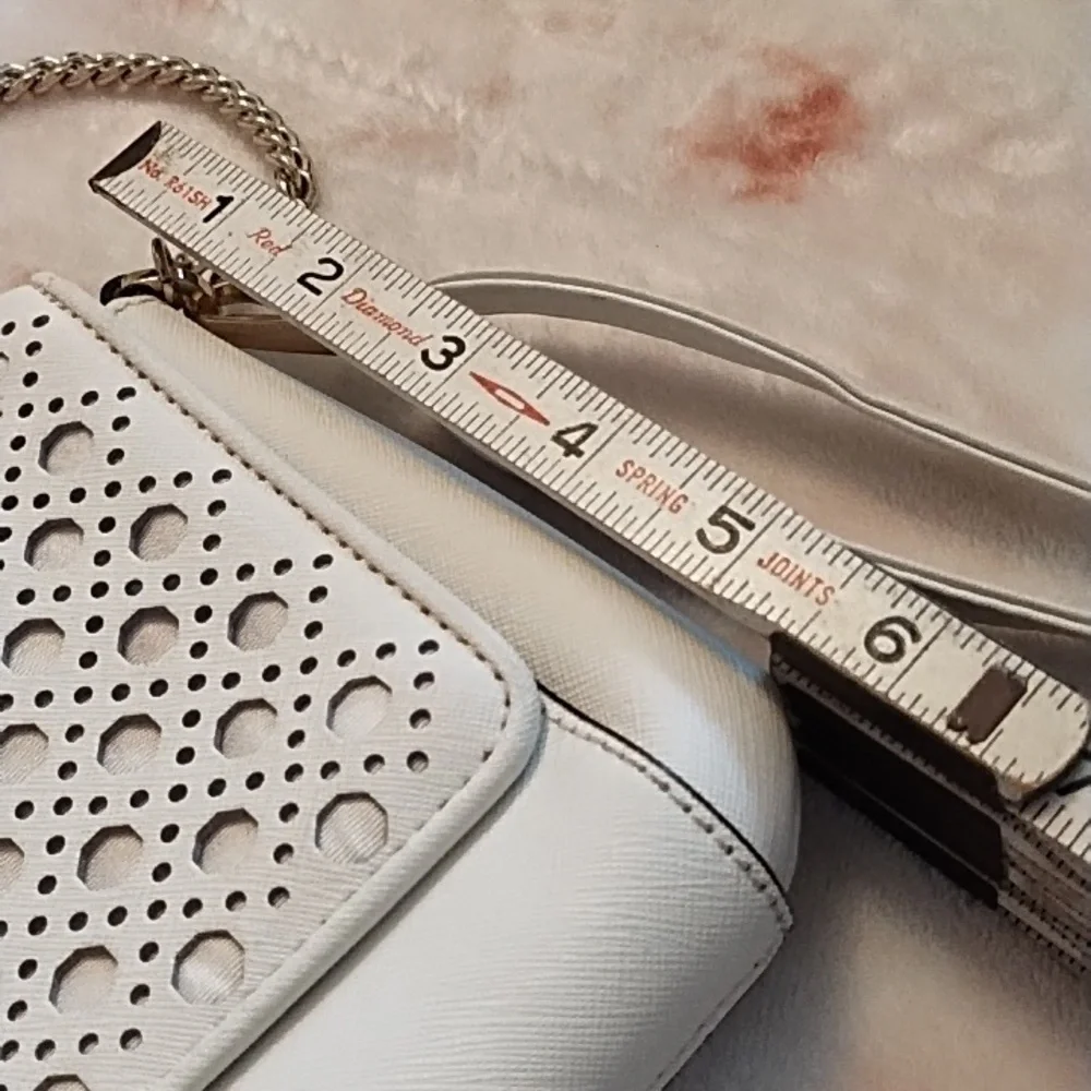 Kate Spade NY White Perforated Bag